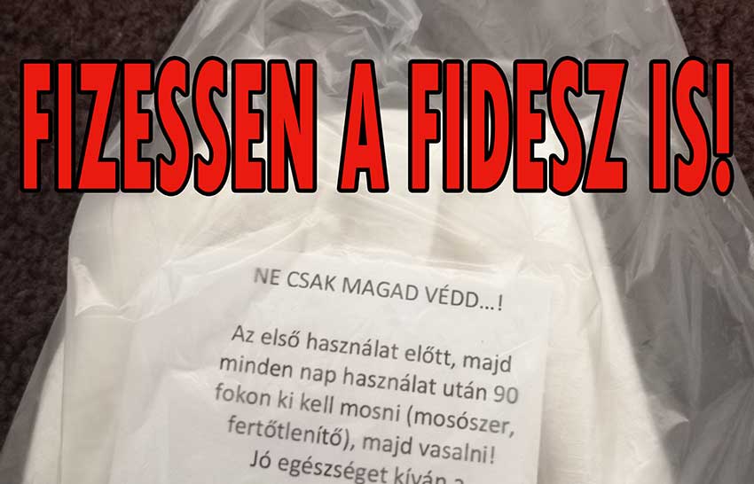 Fizessen a Fidesz is!