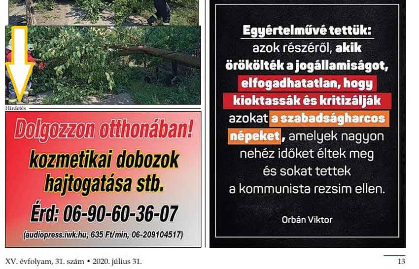 Kínos lehet Czira Szabolcsnak és Szabóné Irházi Zsuzsának az ÖH cikke