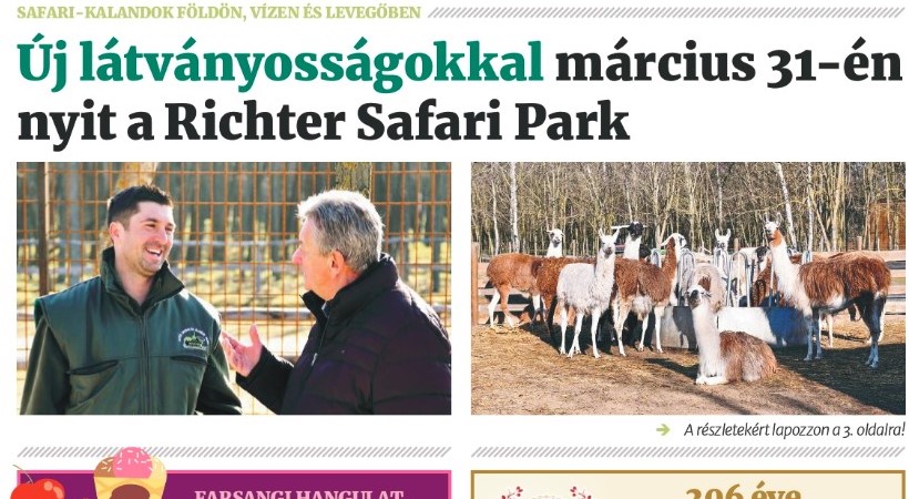 Czira Szabolcs a Richter Safari Park új látványossága?