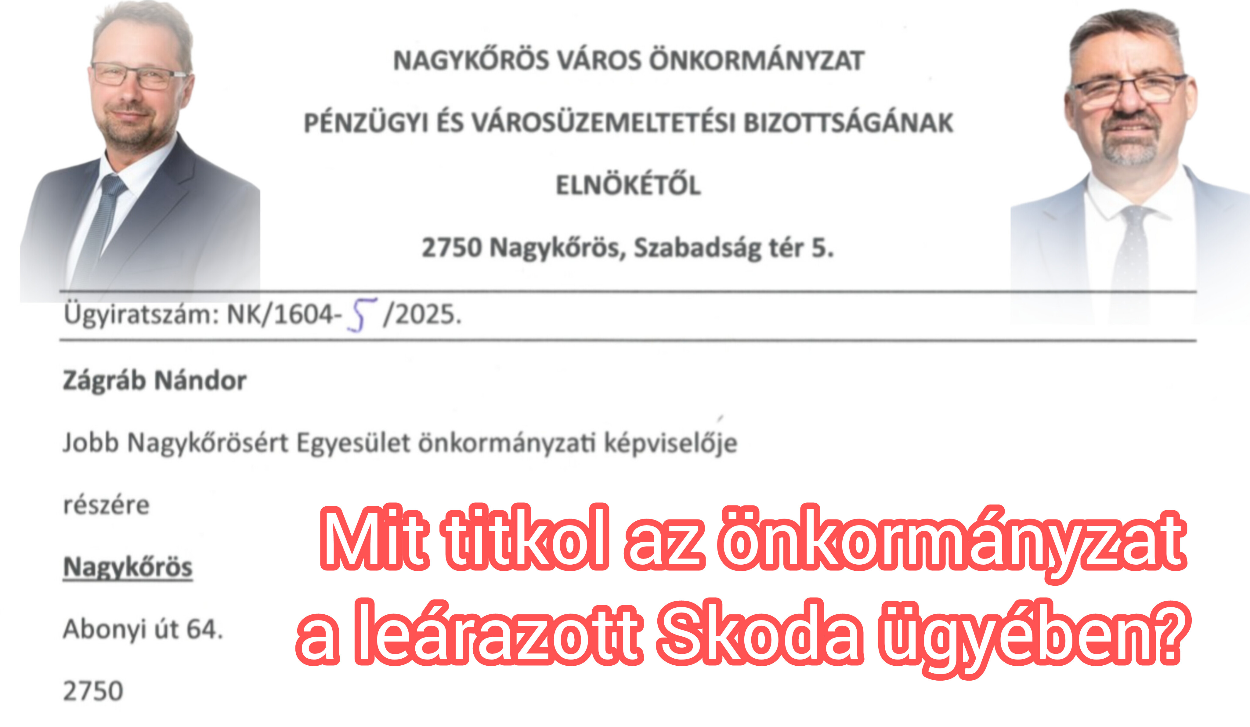 Mit titkol az önkormányzat a leárazott Skoda ügyében?