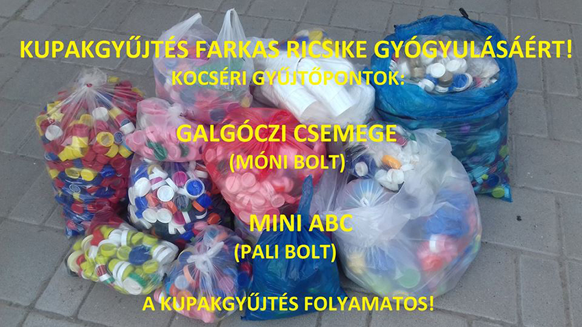 FOLYTATÓDIK A KUPAKGYŰJTÉS KOCSÉRON!!!