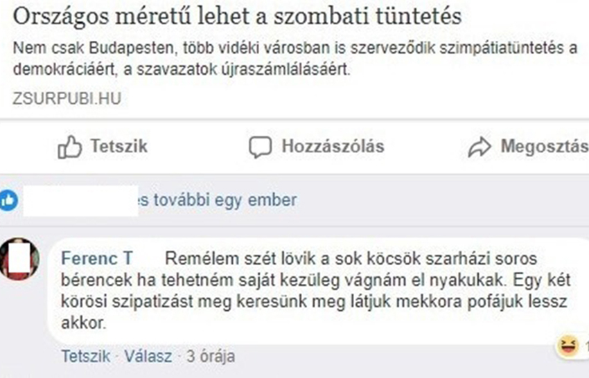 Lincseléssel, veréssel fenyegetik fideszesek a nagykőrösi ellenzéket