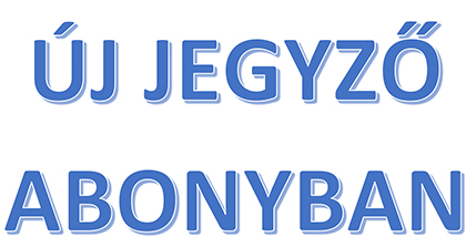 ABONY: Új jegyző a hivatalban