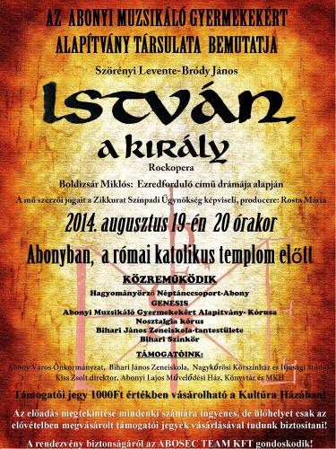 István a király Abonyban