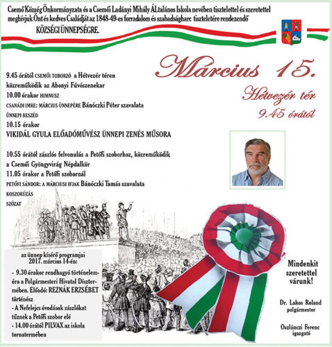 Március 15. Csemő