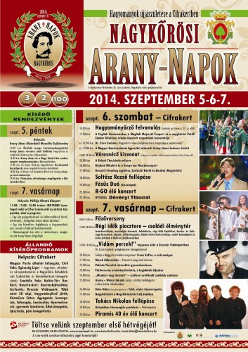 Arany- Napok Nagykőrösön