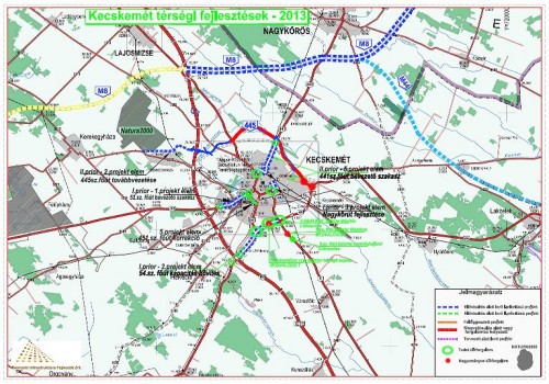 Forgalomkorlátozások Kecskemét és Nagykőrös térségében az útépítések miatt