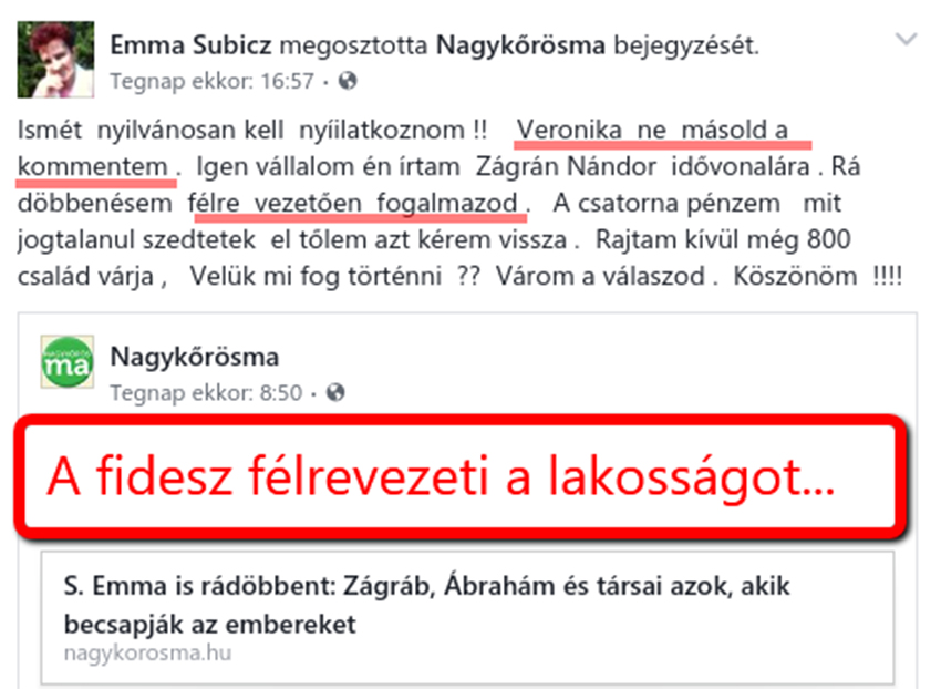 LŐRINCZY VERONIKA ISMÉT LELEPLEZŐDÖTT…